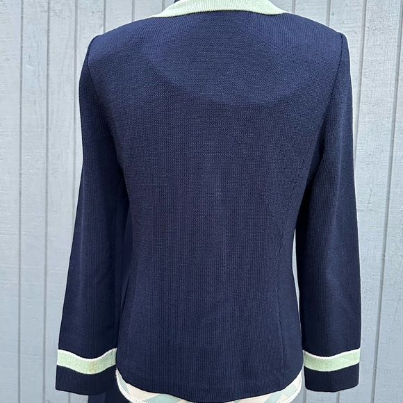 St. John 3 Piece Navy Blue Pant Set - Picture 7 of 16